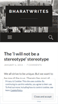 Mobile Screenshot of bharatwrites.com